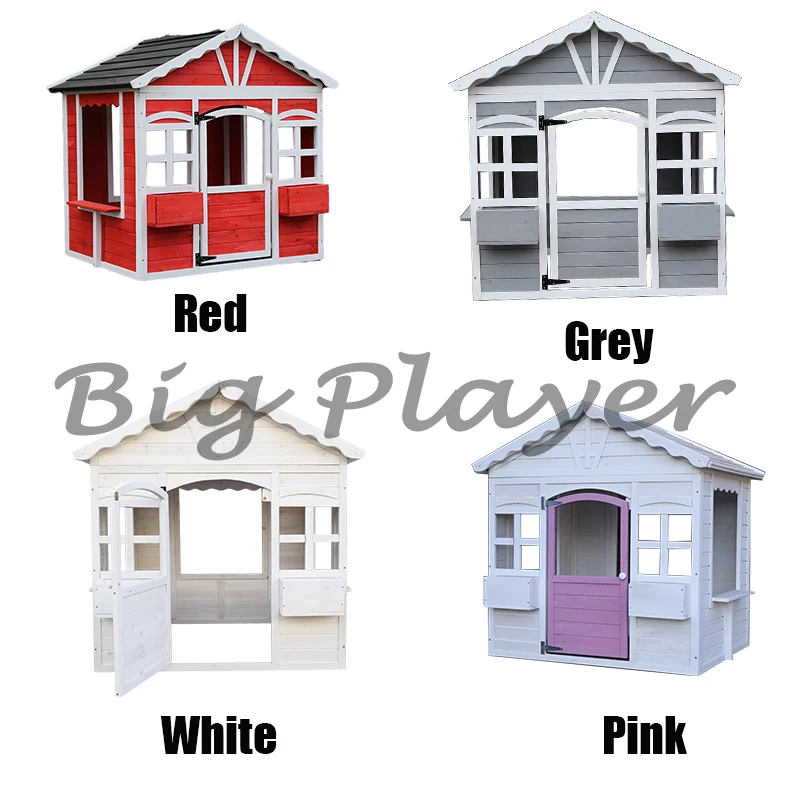 غرفة لعب للأطفال خشبية خارجية عالية الجودة سهلة التجميع #2