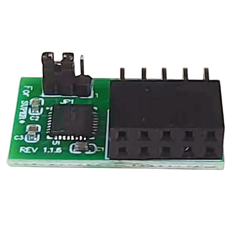 10Pin SPI TPM 2.0 Module Trusted Platform TPM 2.0 Horizontal Trusted Platform Module For Supermicro-AOM-TPM-Parallel(B)