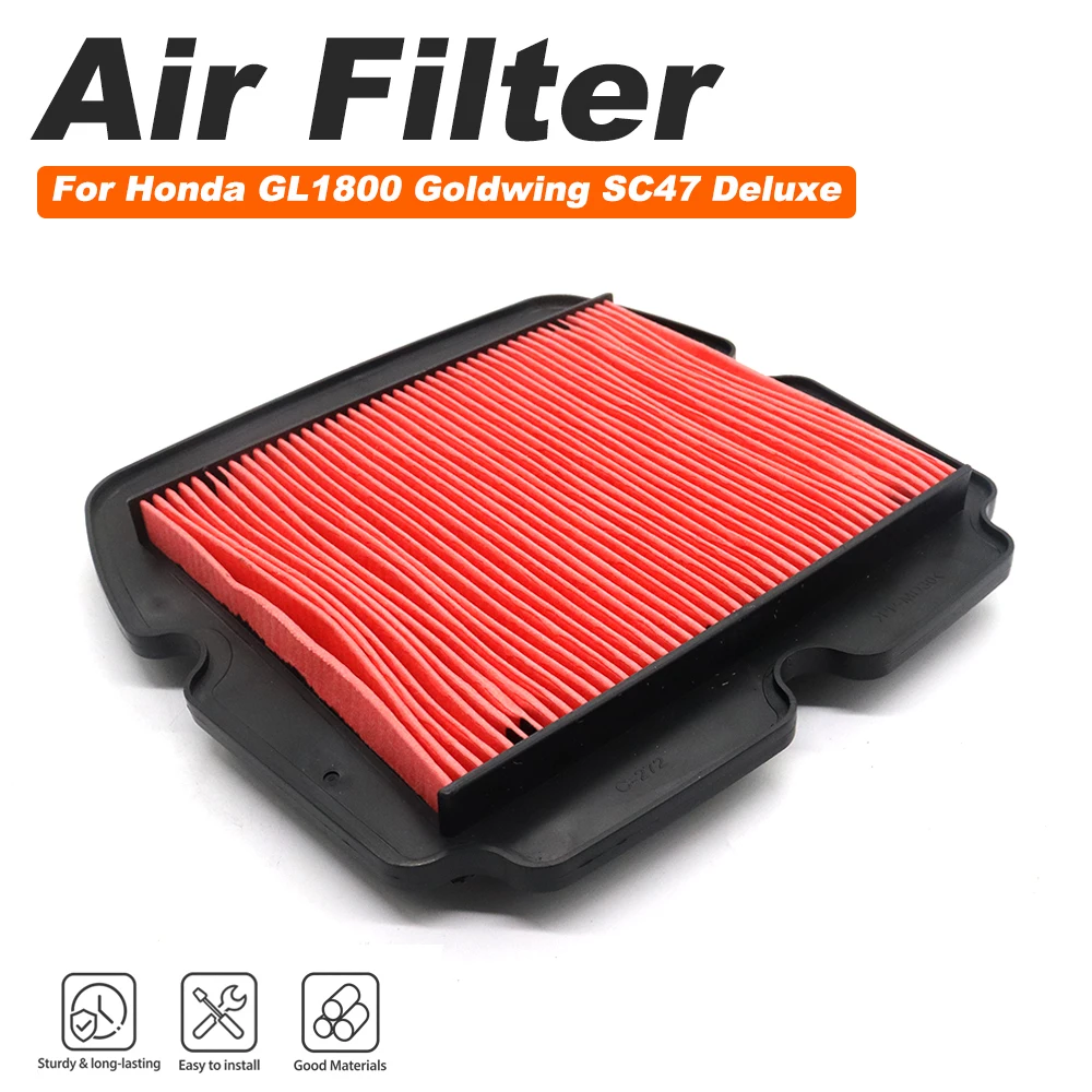 Motorcycle Engine Air Filter Intake Cleaner Element For Honda GL 1800 GL1800 Goldwing SC47 Deluxe GL1800B GL1800C