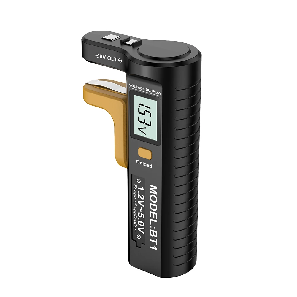 LCD الرقمية جهاز اختبار بطارية اختبار قدرة البطارية فولت قياسات تستر لبطاريات خلية زر AA AAA C D 9 فولت 1.5 فولت #5