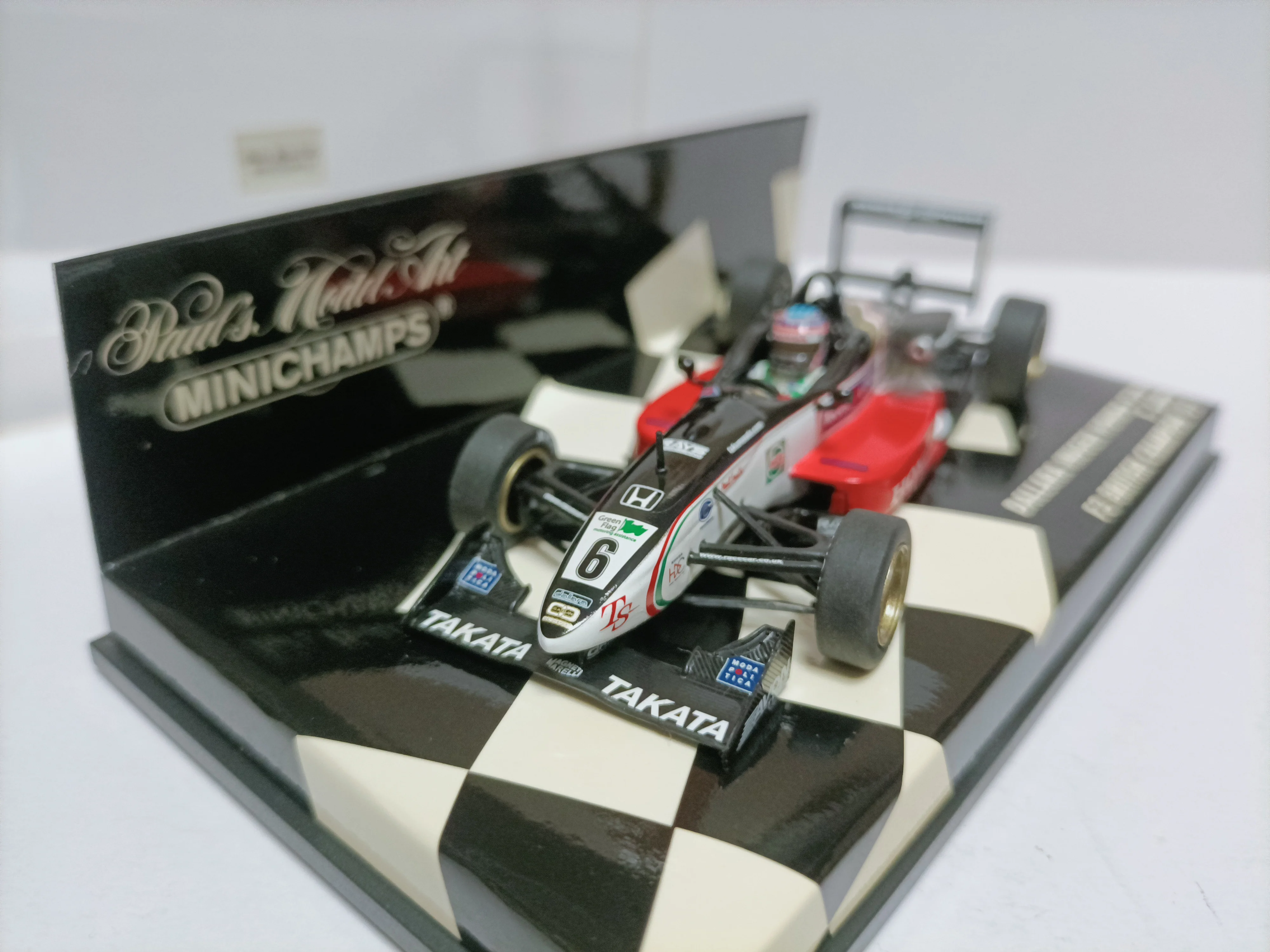 Mini Cut 1 43 Unlimited Honda British Championship Racing Model Mugen Honda F301 2001