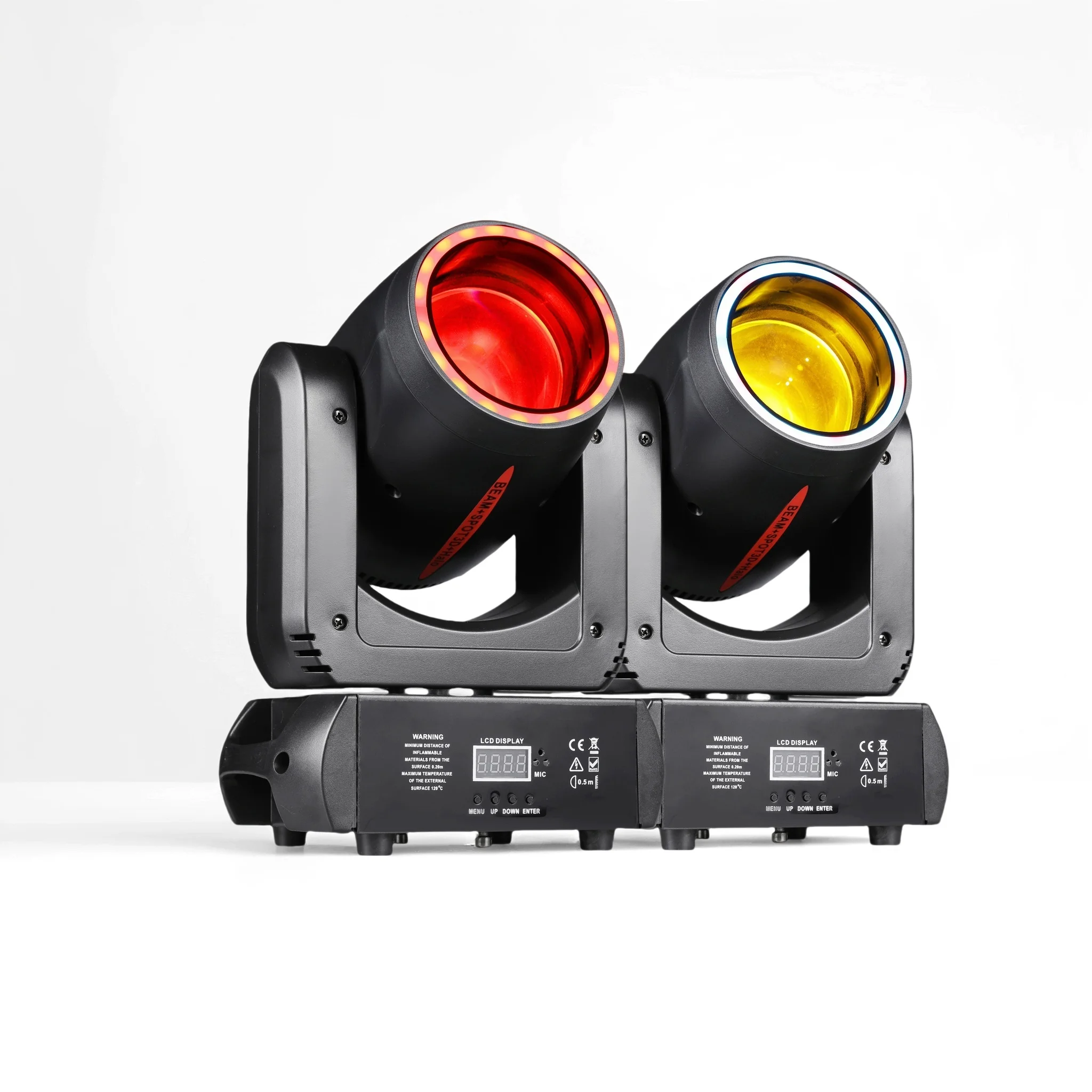 

180W Mini LED Moving Head Light 3D Beam+Spot+ Light strip effect 18 Rotating Prisms Dmx512 Wash Stage Lights