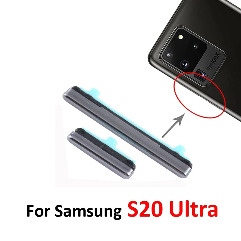 Pop Power Volume Button For Samsung Galaxy S20 Ultra S20+ Phone New S20 Plus Housing Frame On Off Key Push Lock Button