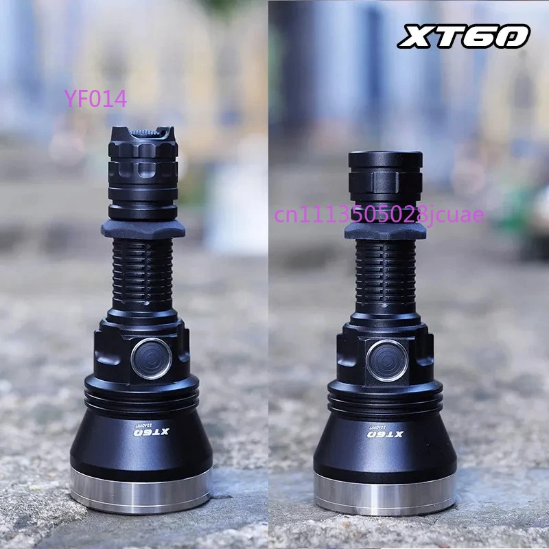 XT60 SBT90 XHP70 LED High Lumens Flashlight Long Range Floodlight Waterproof Direct Charging Torch