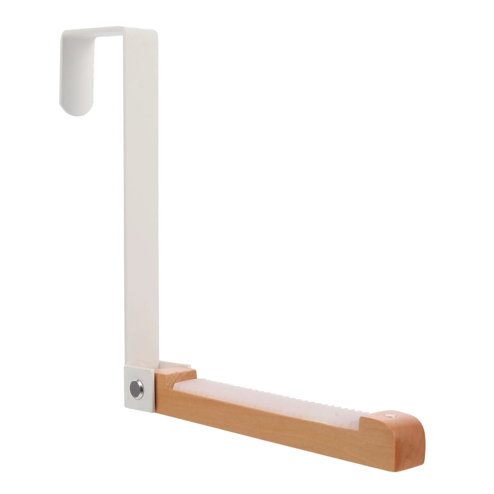 

Iron Wood Over Door Hook Rust-Proof Heavy Duty Hat Coat Hanger Organizer For Bathroom Bedroom Door Back
