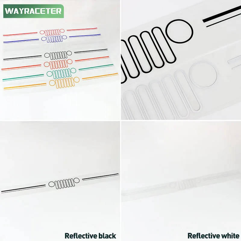 Reflective Car Front Windshield Windscreen Window Sticker For Jeep Wrangler Gladiator Renegade Compass Grand Cherokee Commander
