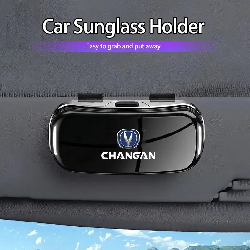 Car Sunglasses Holder Sun Visor Storage Box For Changan CS75 PLUS CS55 PLUS UNI-S Eado Plus CS35 PLUS Alsvin PLUS UNI-V
