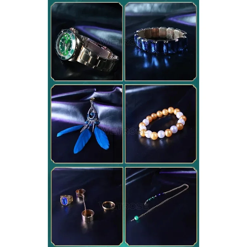 【Wetrose】 Aventurijn SSR Cosplay Kostuum Honkai Star Rail Peacock Penacony Company Volledige Set Pruik Halloween Kerstmis