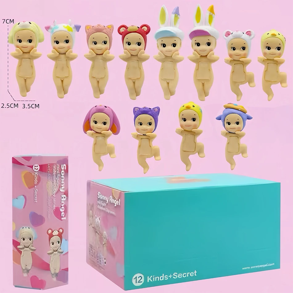 

Слепая коробка, мультяшная кукла, украшение для экрана, подарок на Рождество, день рождения, загадочный сюрприз, милые коллекционные предметы