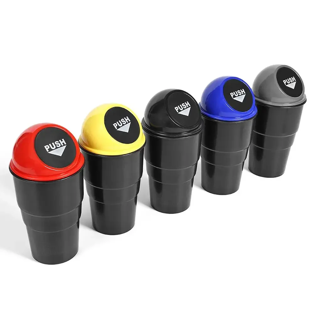 

Car Mini Garbage Can Auto Creative Trash Can Vehicle Dust Holder Bin Box MGO3