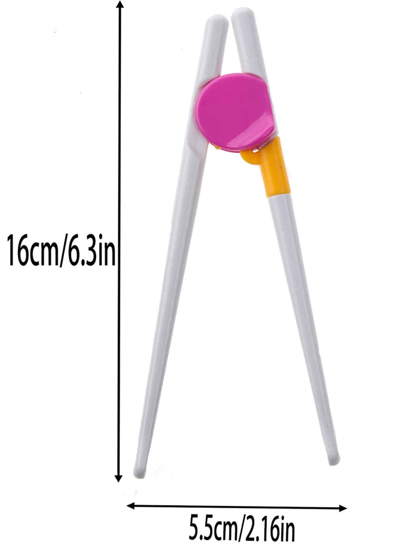 5 Pairs Random Color Anti-Slip Kids Chopsticks, Training Chopsticks For Learning Practice,School Supplies