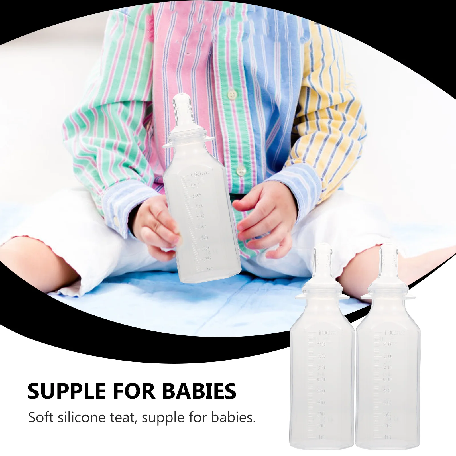 5 Pcs Disposable Feeding Bottle Pacifiers Onceoff Newborn Milk Bottles Food Grade Drisla AntiChoke Baby Glass Antiflatulence