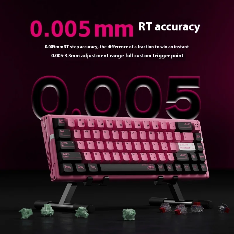 ATK RS6 Esports Magnetic Axis Keyboard High End Competitive Single-Mode Aluminum Alloy 68 Series Low Latency Office