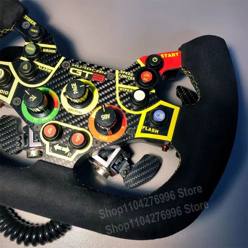 Simulated Racing Steering Wheel Control PC Racing Game HUB Paddle Shifter For Fanatec Simagic Moza Huracan GT3 F1