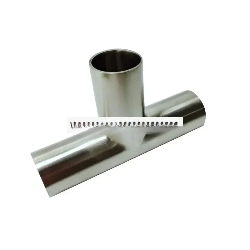 

2pcs Extended welded four way/304 stainless steel/SMS automatic welding four way/joint/inner and outer mirror surface