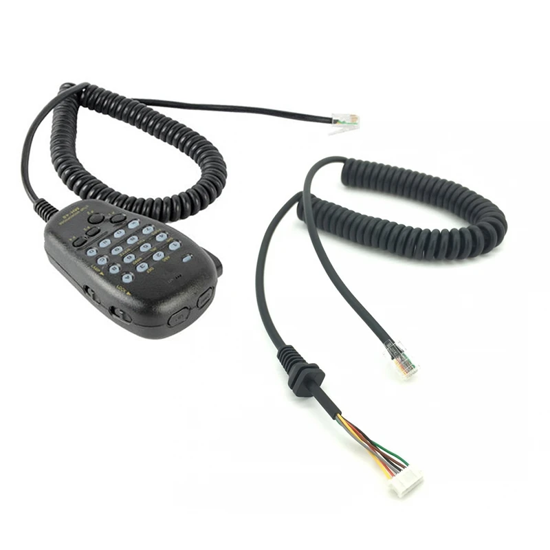 Speaker For YAESU MH-48 MH-48A6J DTMF Speaker Microphone For FT-8800R FT-8900R FT-7900R & Replacement Microphones Mic Cable Cord