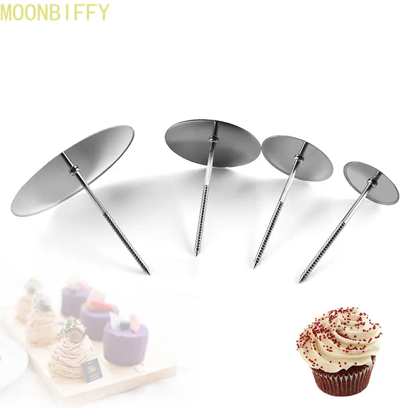 Stainless Steel Cake Chocolate Biscuit FlowersTips Needle Stands Decorating Piping Nail Cream Transfer Tray Baking Pastry Tools