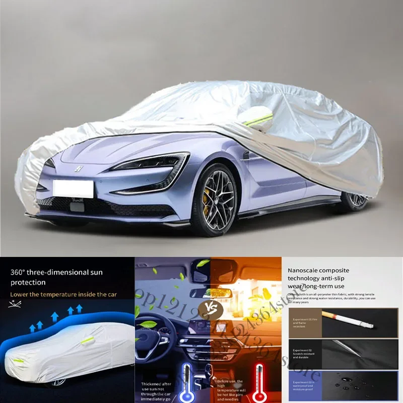 

For BYD Yangwang U7 Auto Anti snow Anti dust Anti-uv Anti peeling paint And Anti Rainwater 210t car cover Car cover protection