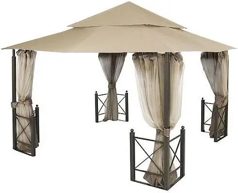 

Replacement Canopy Top Cover for Harbor Gazebo - Riplock 350 - Beige