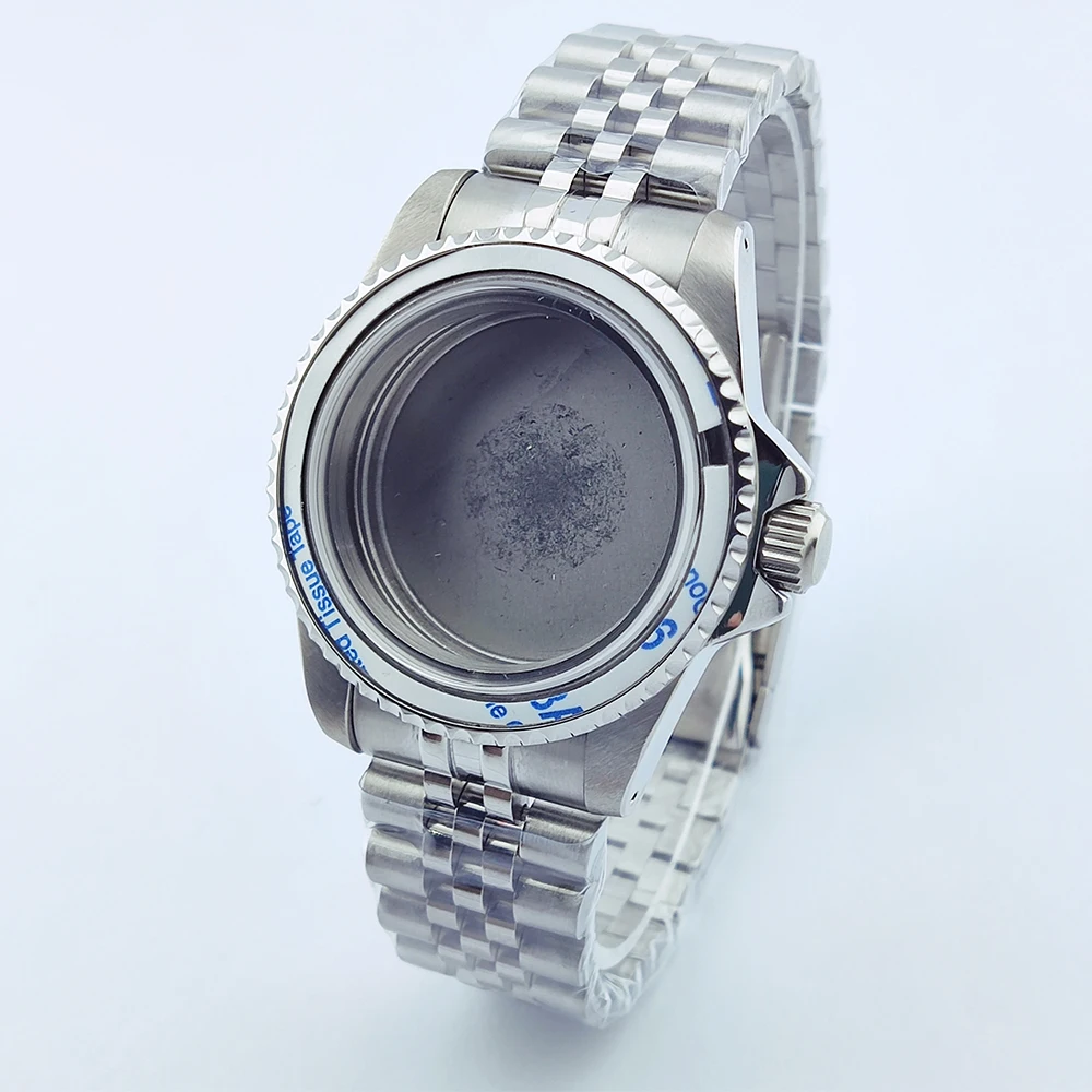 39.5mm Flat Mirror Vintage Case nh35 Stainless Steel Retro Case Watch Case for NH35 NH36 Movement Watches Accessories ﻿