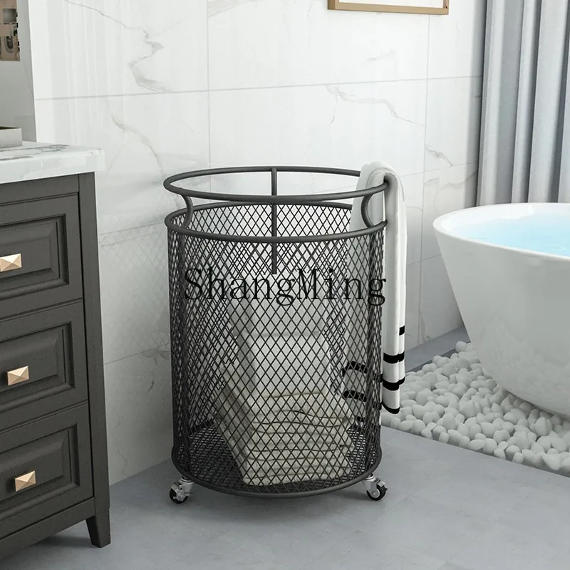 

CL Dirty Clothes Basket Dirty Clothes Storage Basket Household Laundry Basket Doll Storage Bucket Bathroom