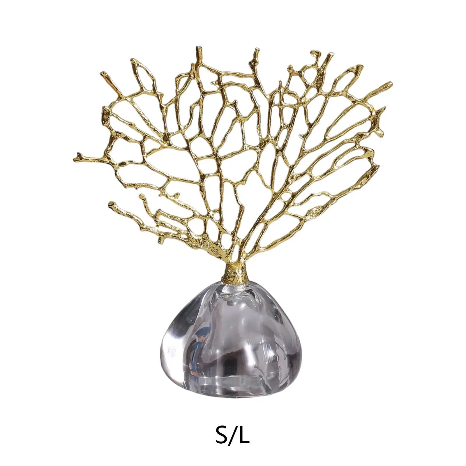 

Lucky Tree Figurine Stylish Collection Desktop Ornament Prosperity Sculpture for Office Fireplace Entrance Bookshelf Cabinet