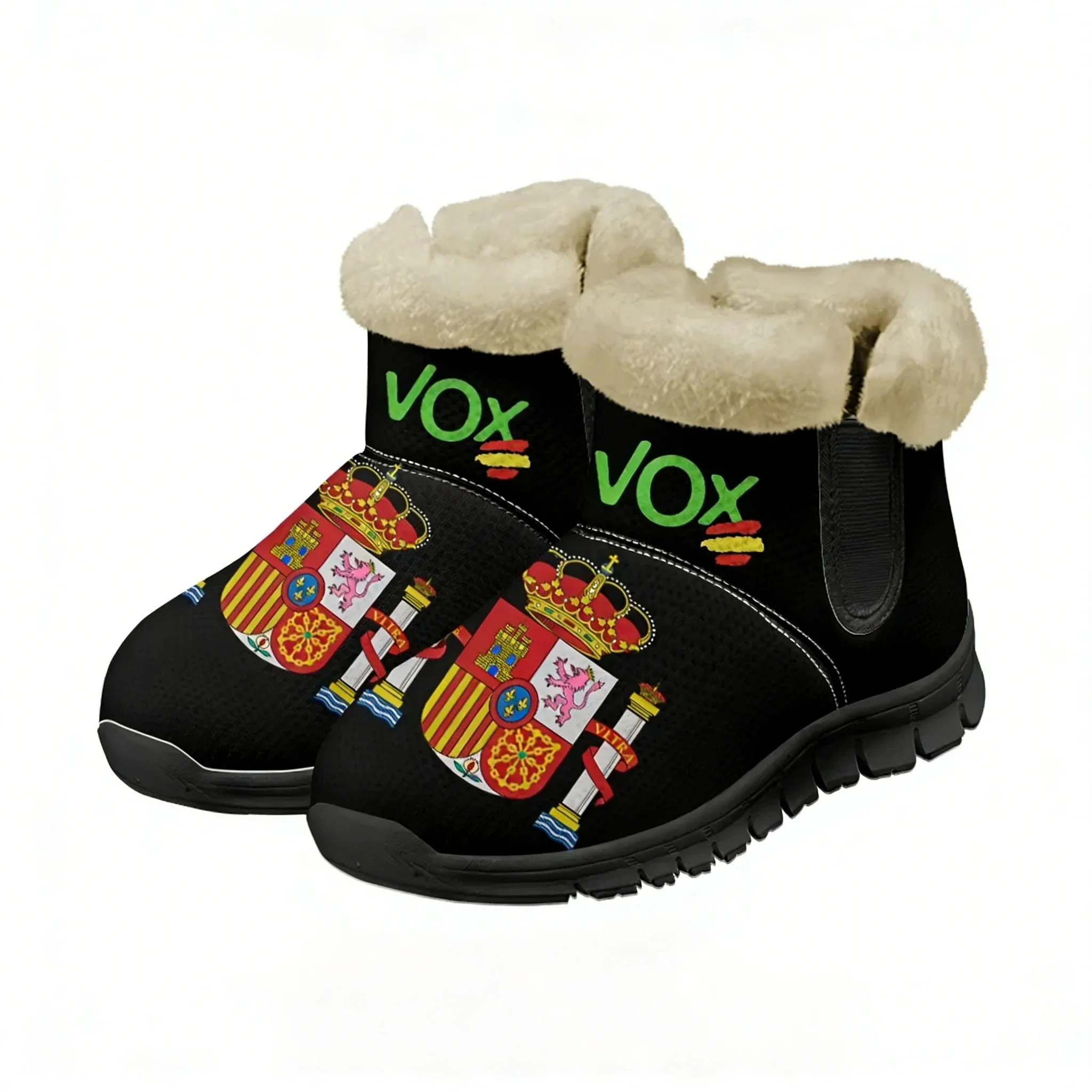 

Spanish National Emblem Vox Snow Boots Mens Womens Teenager Shoes Outdoor Skiing ShoesKeep Warm Casual Lightweight Sneakers