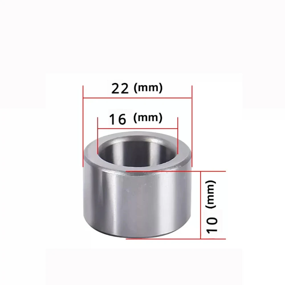 Eixo de bigorna de eixo 1/2, com manga de rolamento de 16x22x10mm, peças de chave elétrica para wu268 278 279 absx parkside chave de fenda b3 c3