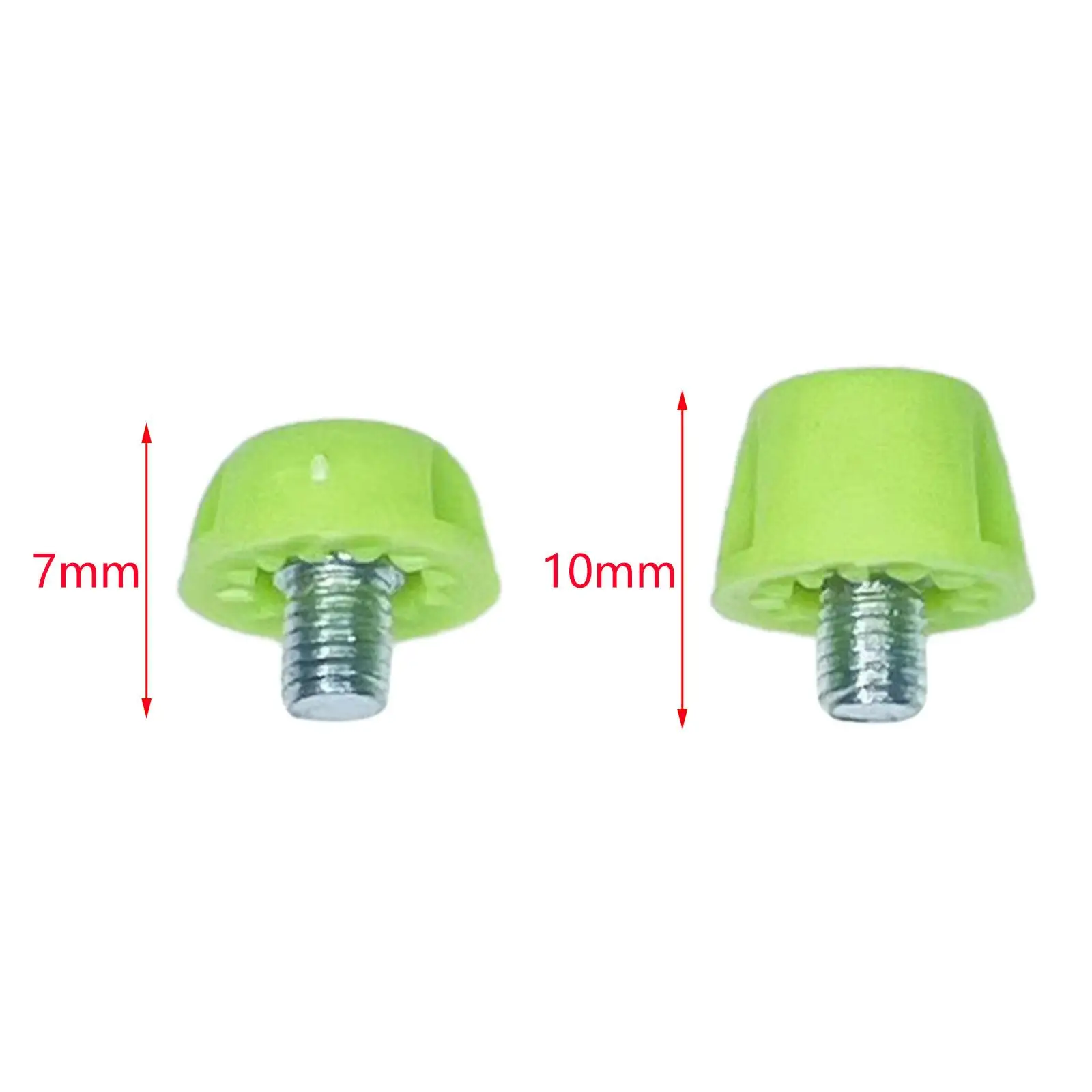 12 Football Shoe Spikes Soccer Studs 7mm 10mm Boot Studs for Training Nylon