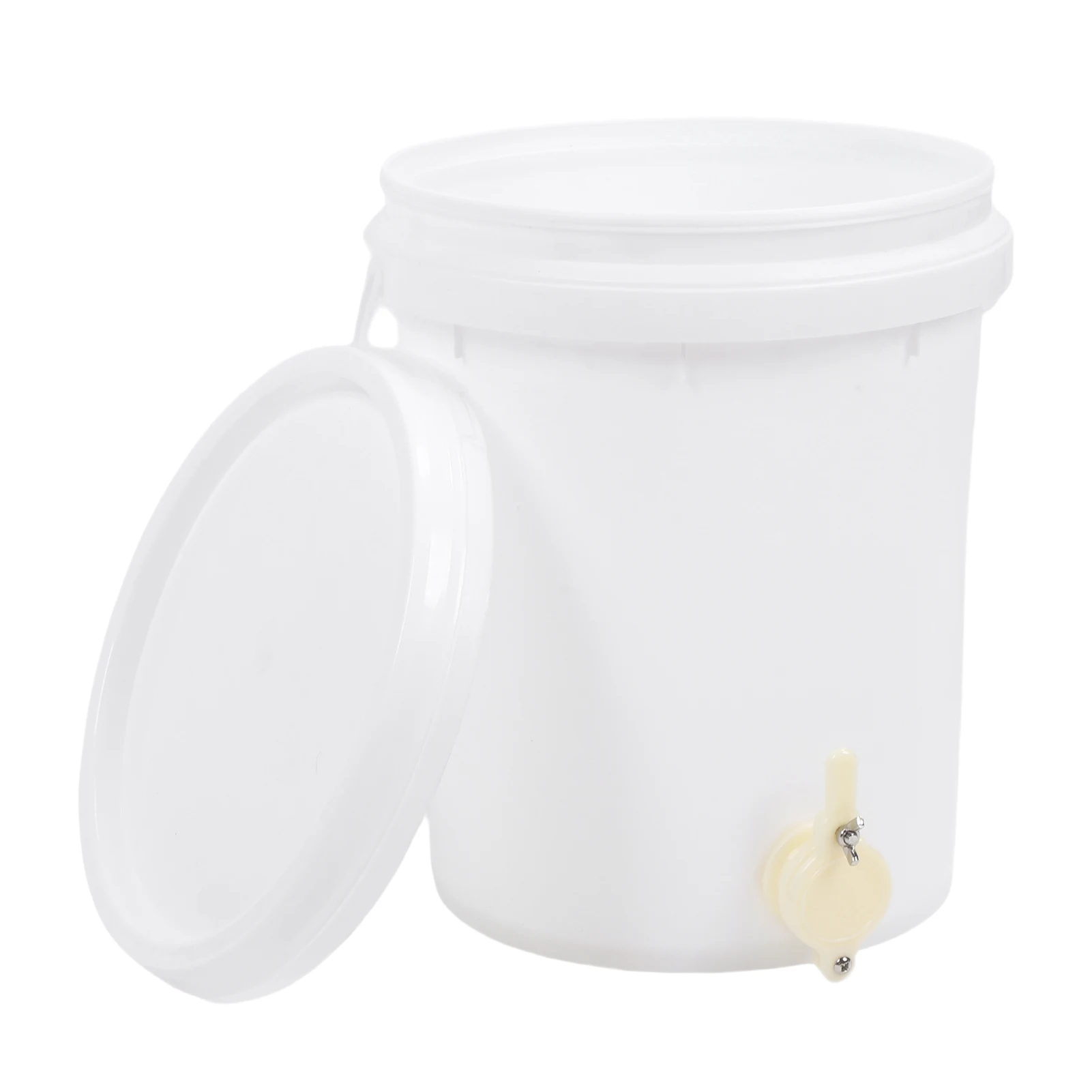 

5 Gallon Honey Bucket with Lid and Gate Plastic Honey Storage Container for Beekeeping Plastic Bucket for Beekeeping