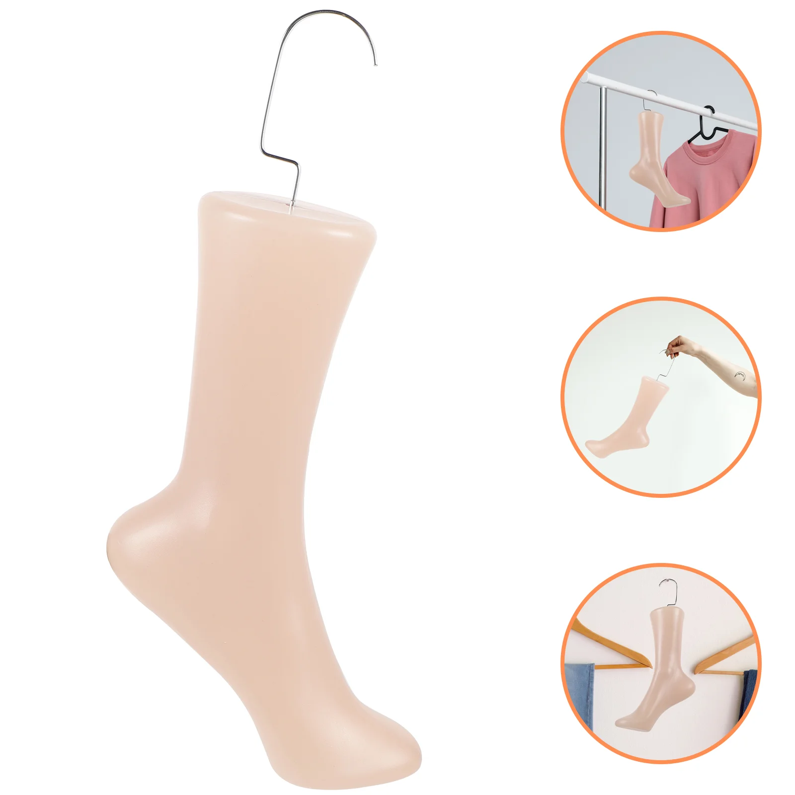 

Hand Jewelry Foot Model Female Sock Display with Hook Mannequin Feet for Socks Child