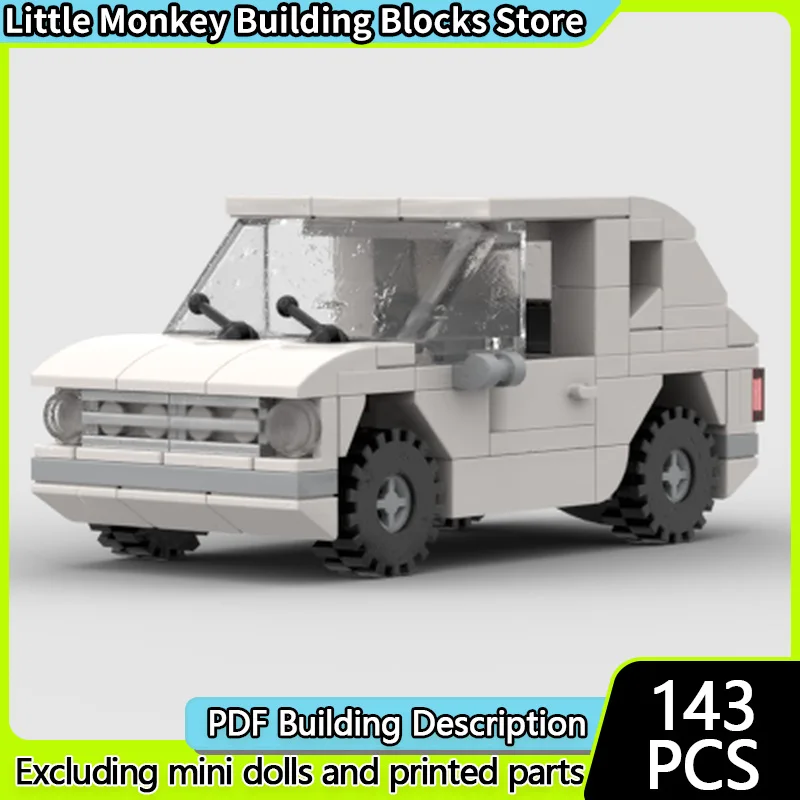 

Popular Game Model MOC Building Bricks Classic Retro Sedan Modular Technology Children Holiday Gifts Assemble Toys Suit