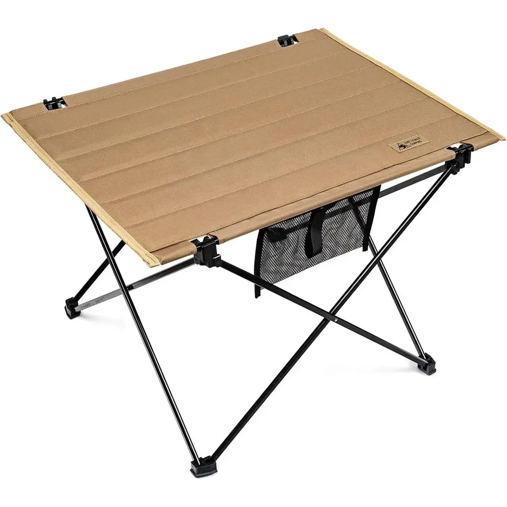 

Компактный и легкий портативный походный стол, прочный и простой в сборке, выдерживает нагрузку до 66 фунтов, идеально подходит для приключений на природе, пикников, походов.