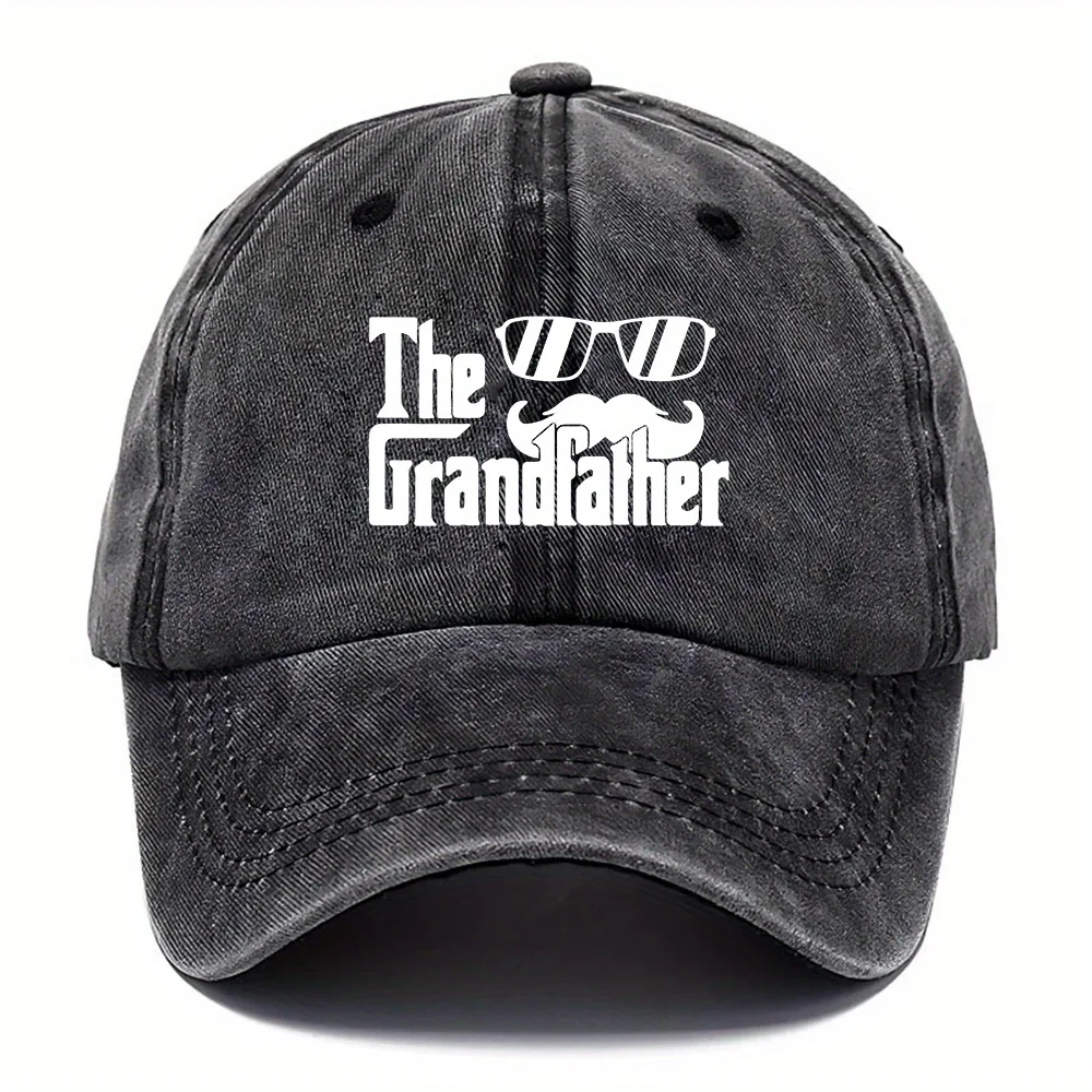 1 Grandpa-Style Baseball Cap, Dad Hat, Street Style Hat, Adjustable Bucket Hat, Suitable for Sports, Running, and Golf, Suitable for Occasions, Can Be Used as a Personal Gift, Suitable for All Seasons