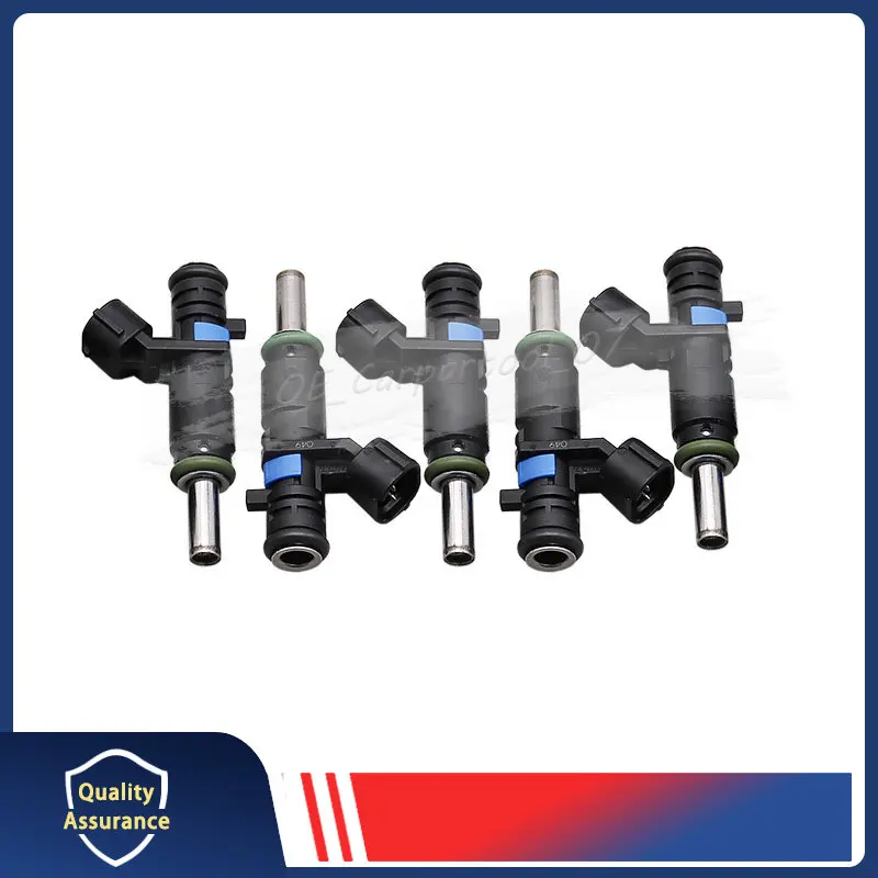 07K906031C Fuel Injector 5Pcs For Volkswagen Beetle Golf Jetta Passat Rabbit 2.5L