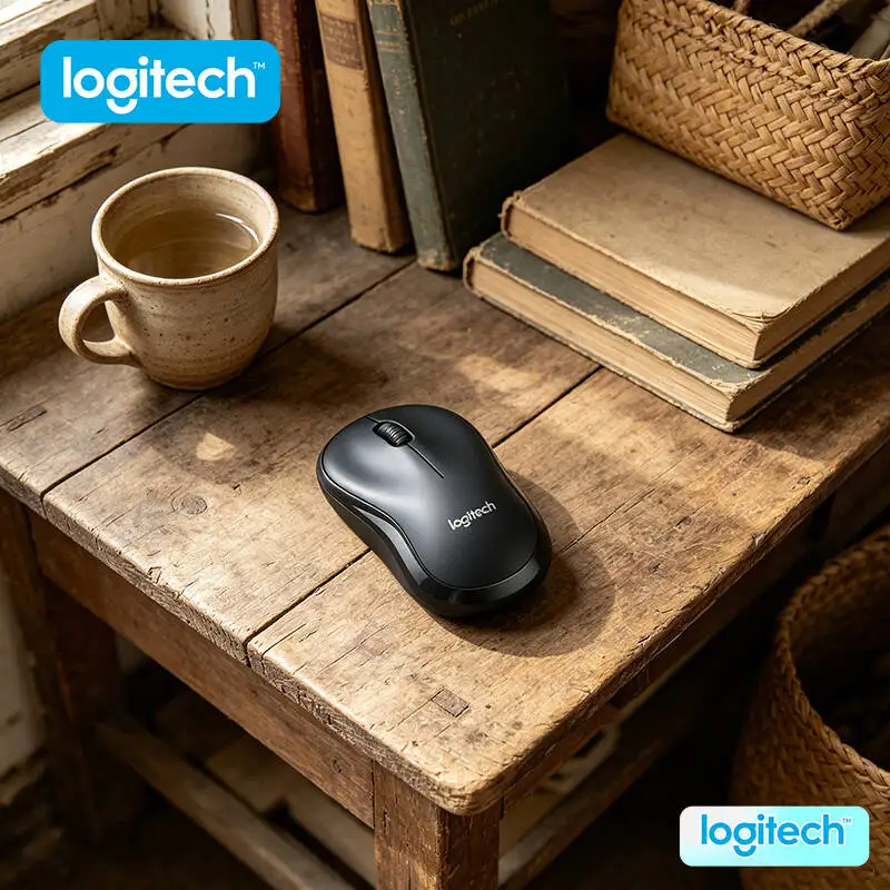 

Logitech M220 Silent Wireless Mouse USB Nano Dongle 18-Month Battery 1000 DPI Tracking Desktop Computer Office Home Accessory