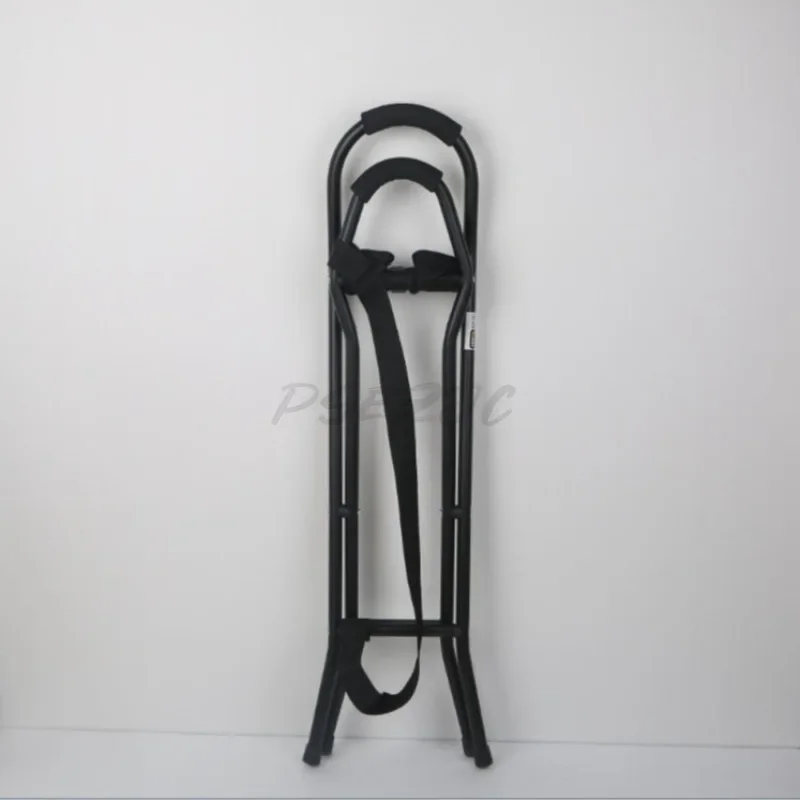 Aluminum Alloy Lightweight Four Legged Elderly Cane Stool Foldable and Portable Cane Chair Elderly Cane Sitting Stool