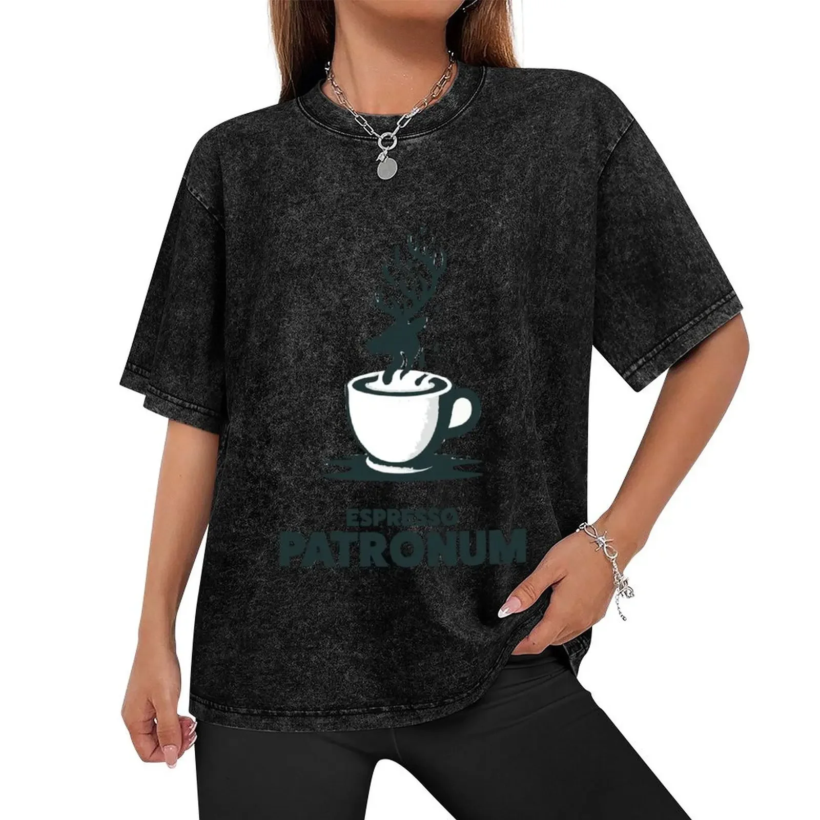 Espresso Patronum! T-Shirt oversizeds hippie clothes plus size men clothing