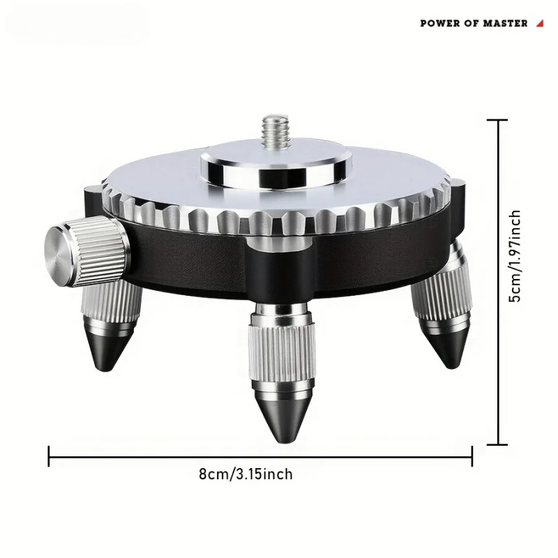 Level Instrument Fine Adjustment Base Metal Lifting Table Bracket Accessories，Infrared Green Light Wall and Floor Sticker Univer