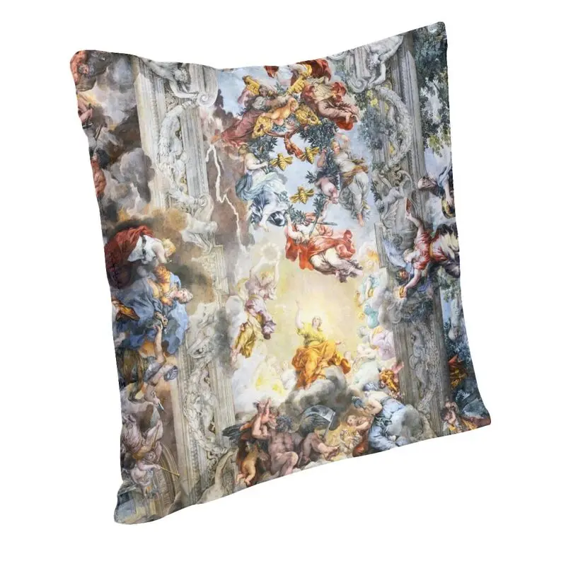 Renaissance Gods Angels Fresco Throw Pillow Cover Home Decor Nordic Outdoor Cushions Cover Sofa Square Pillowcase