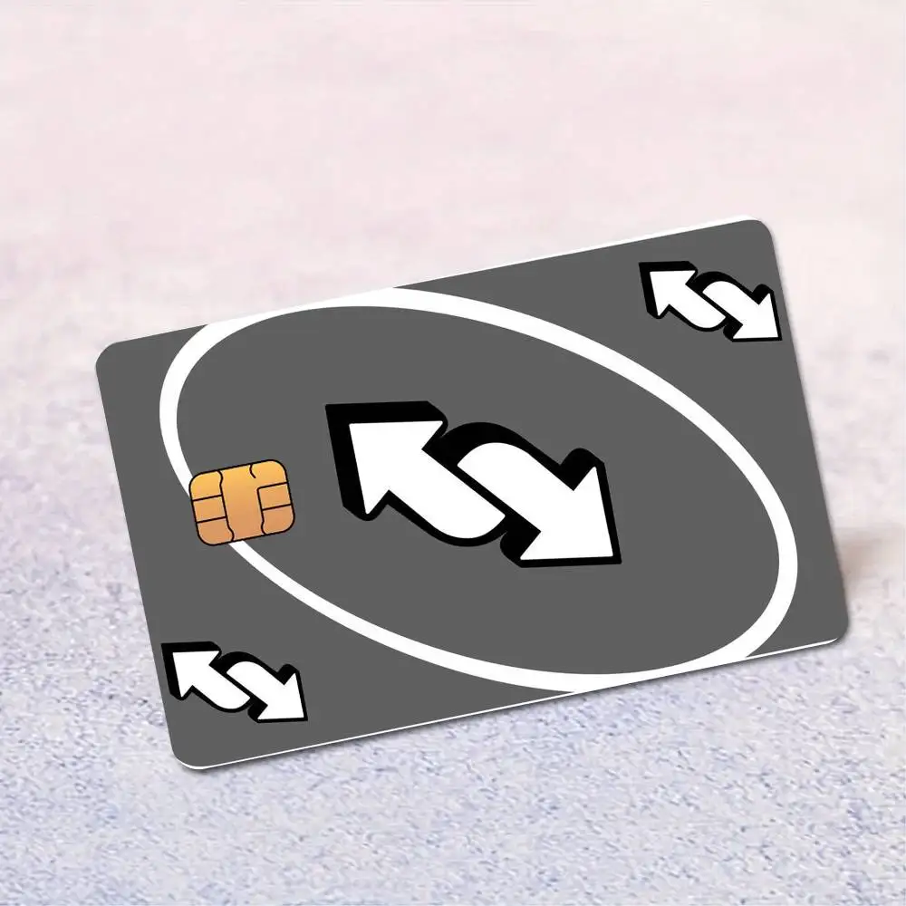 U-UNO Reverse Card Wasserdichter Hautaufkleber Bank Bus U-Bahn Zugangskarten-Schutzfolie Kartenaufkleber Mädchen-Geschenk – Detail 9