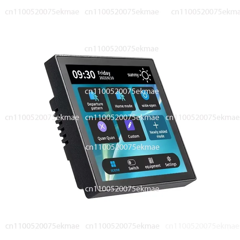 Smart 4-inch smart control panel WIFI touch screen home multi-function scene switch control panel