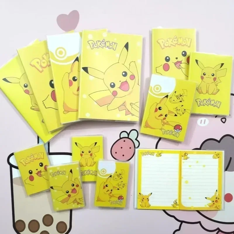 Pokemon Pikachu Notebook Fashion Cartoon Anime Student Stationery Diary Journal Office School Supplies Holiday Gifts Prize