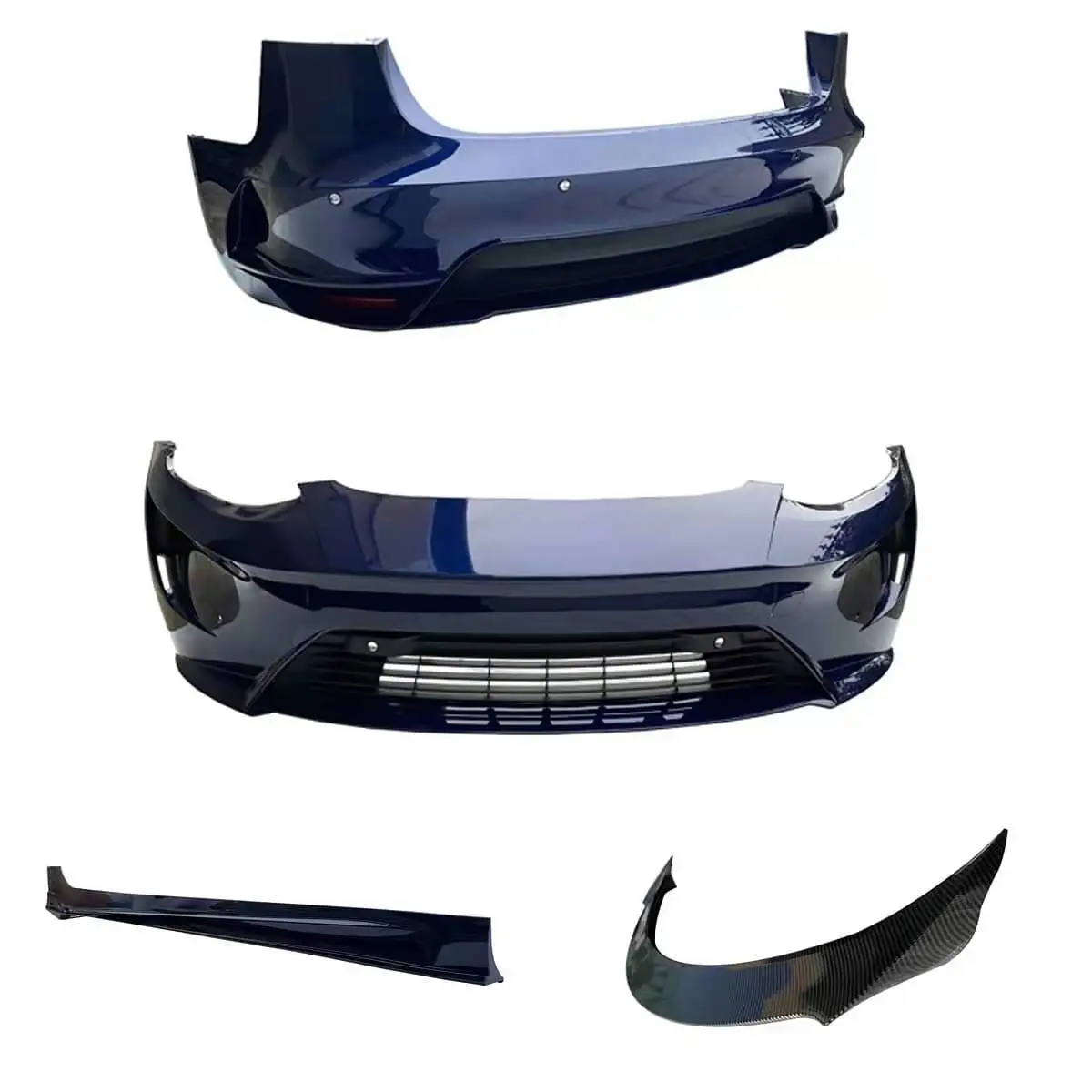 PP Injection Bodykit for Tesla Model 3 Assassin Version,High Quality Bodykit Bumper Spoiler,car Modify Accessories.