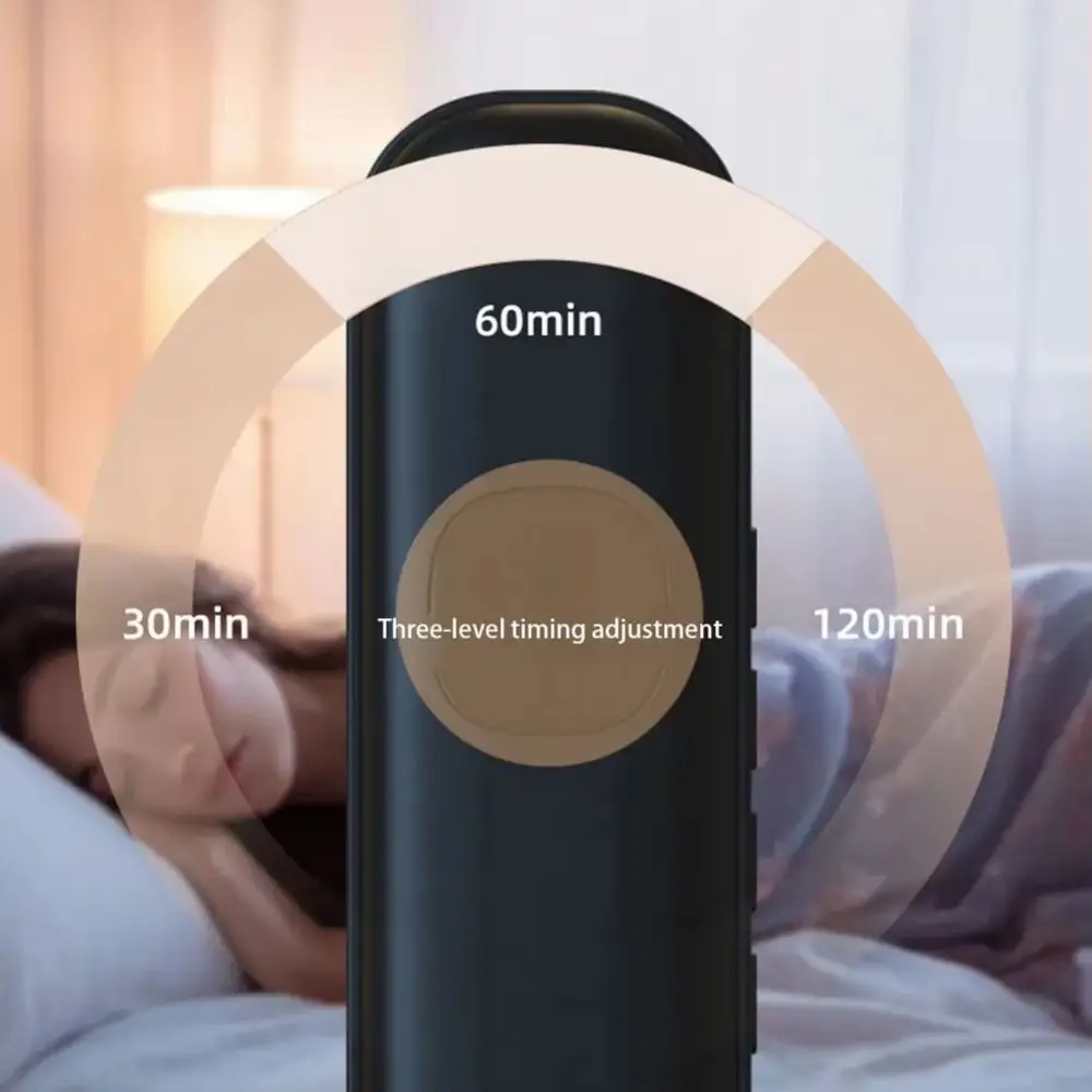 

Портативная колонка для сна с функцией таймера, костной проводимостью, Bluetooth 5.4, LED-дисплеем, белым шумом, поддержкой TF-карт и стереобасами