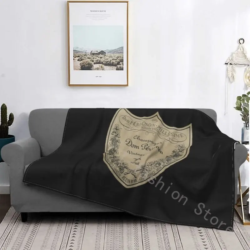 

60x80 Inch Dom perignons Home Textile Luxury Adult Gift Warm Lightweight Blanket Printed Soft Thermal Blanket Boy Girl Blanket