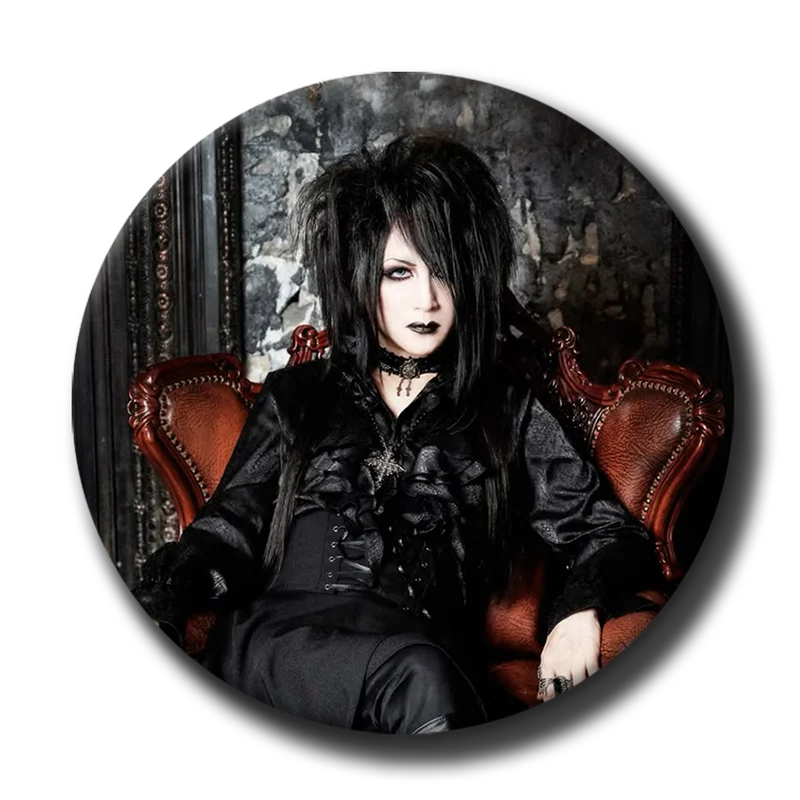 Mana Sama Gothic Rock Aesthetic Brooches Malice Mizer Visual Kei