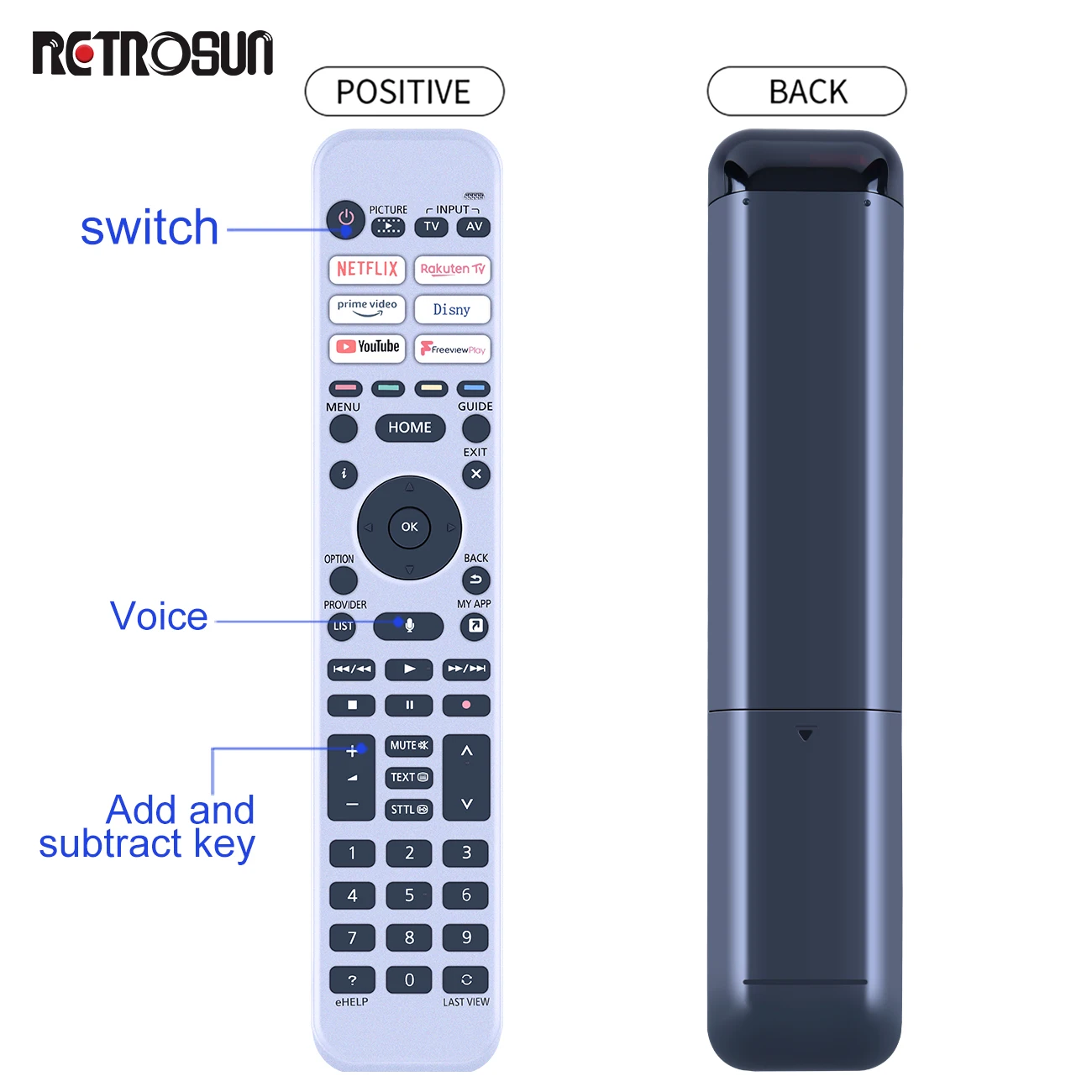 New Voice Remote control for Panasonic TV N2QBYA000061 R3PA265