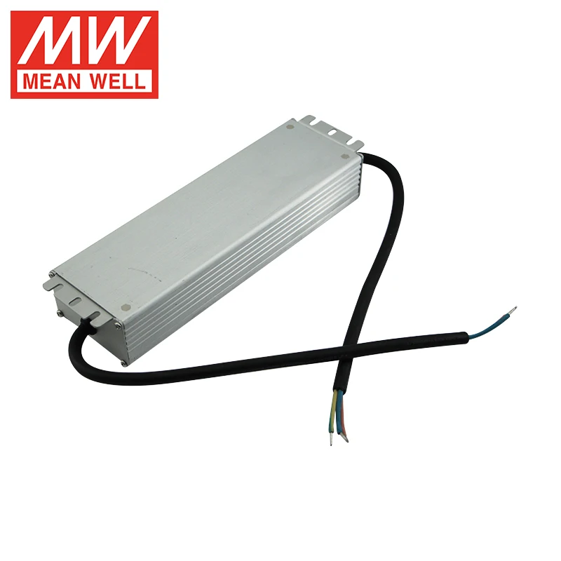 MeanWell HLG-240H-24A LED Driver IP67 240W 24V DC Single Output Adjustable Switching Power Supply for LED Strip Lighting