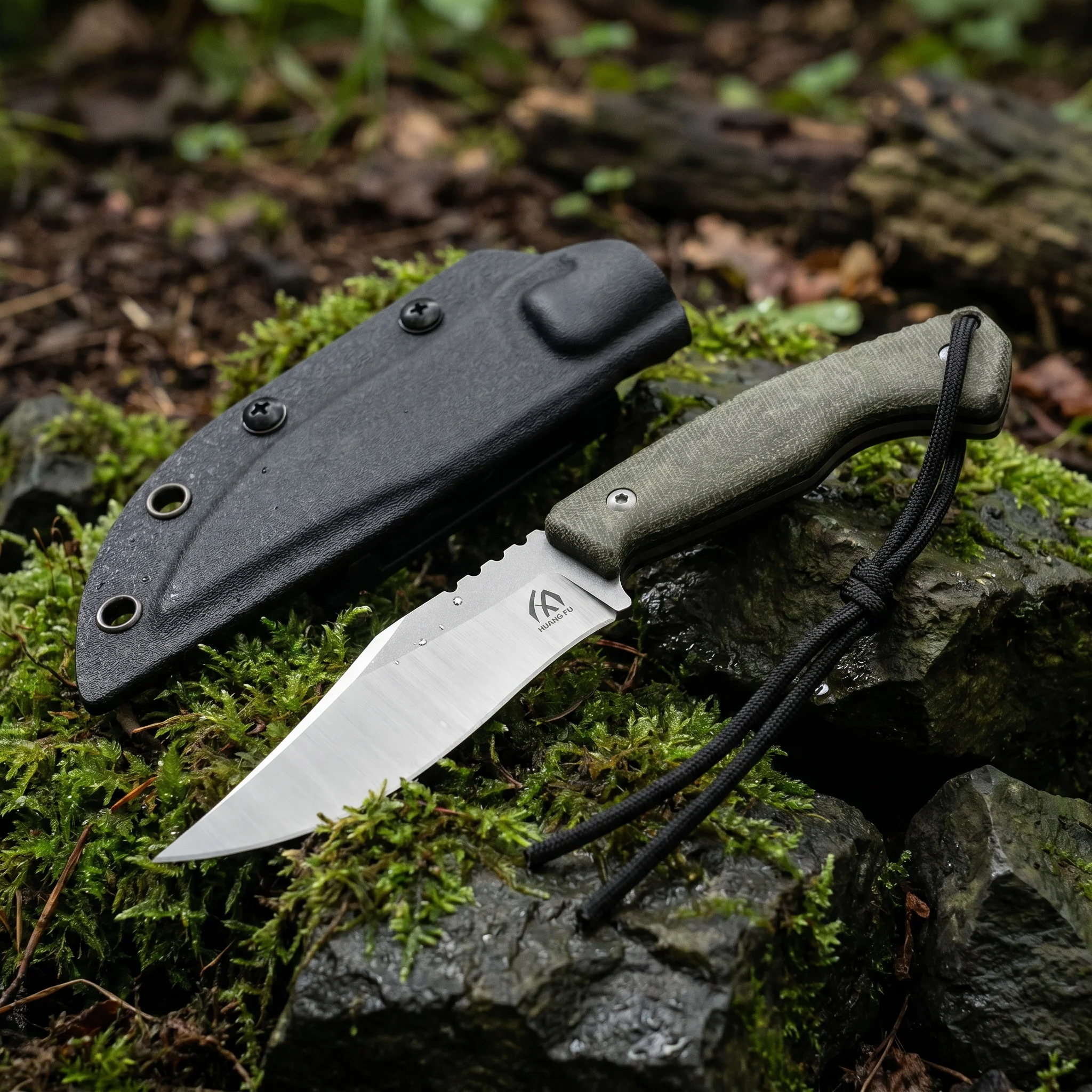 Faca Multifuncional para Uso Diário, Lâmina Integral de Peça Única, Ferramenta Portátil para Aventuras ao Ar Livre e Manutenção de Jardins